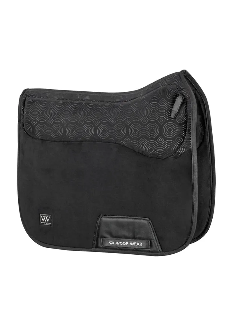 WoofWear Elite Comfort Plus Saddle Pad Dressage Black Full-3