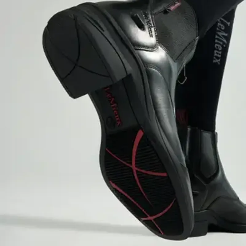 LeMieux Zip Paddock Boot - Black-5
