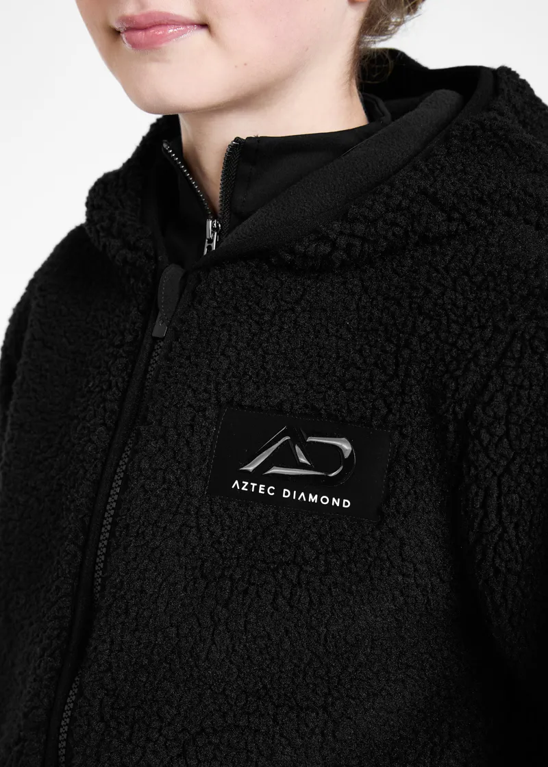 Aztec Diamond Young Rider Teddy Fleece - Black-1