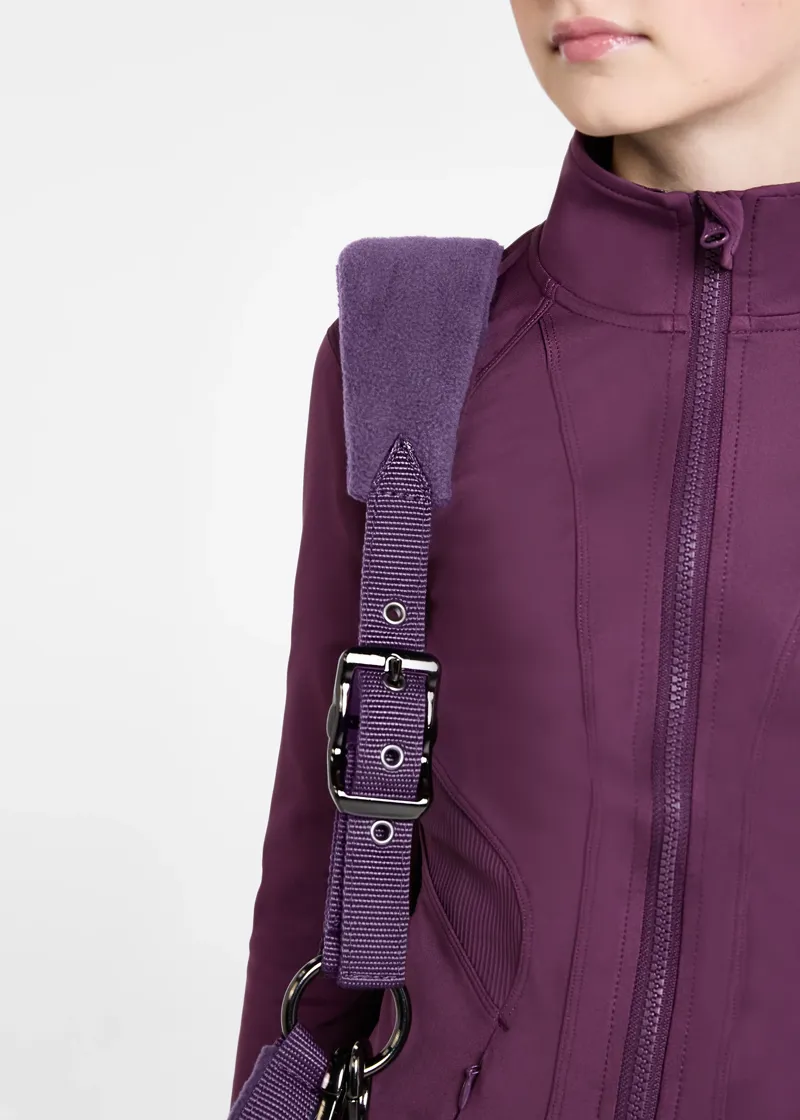 Aztec Diamond Panel Headcollar - Plum-2