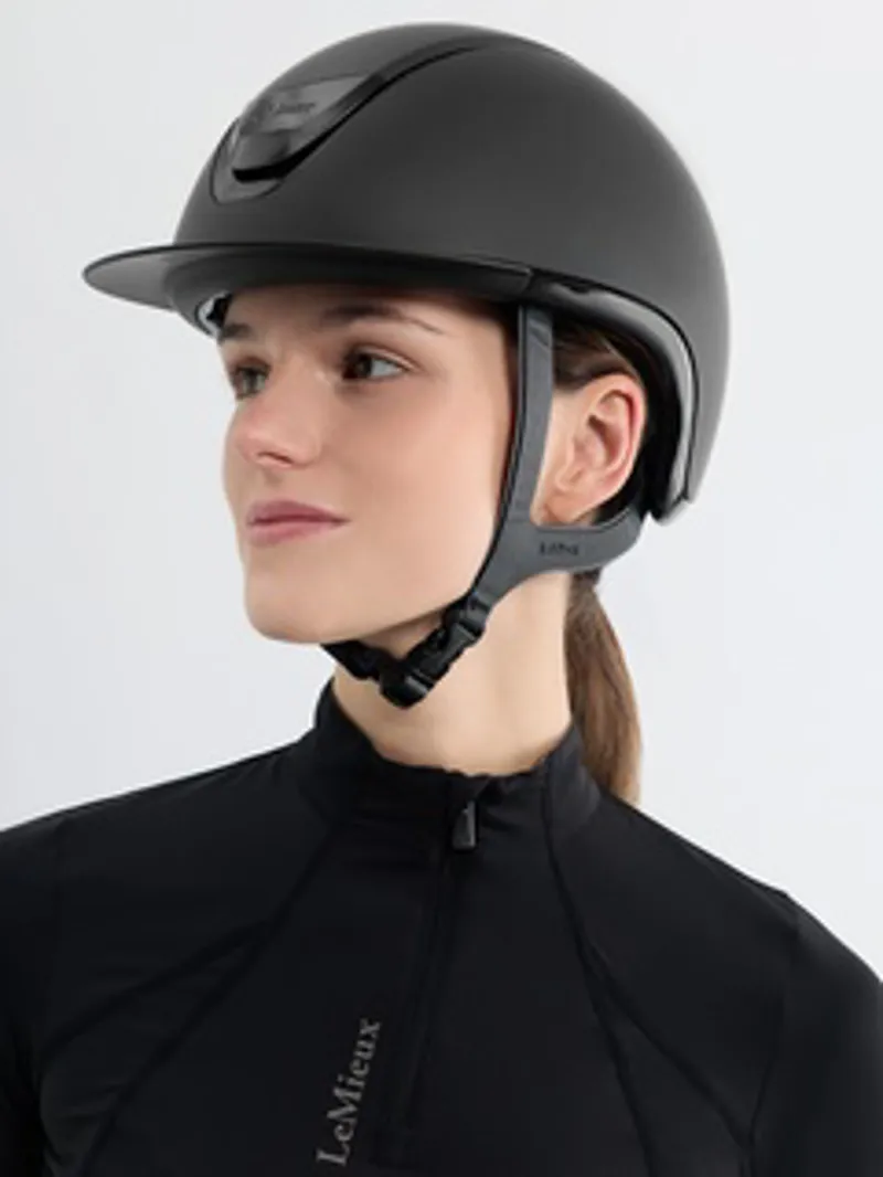 LeMieux Verv Competition Helmet  - Matte Black-1
