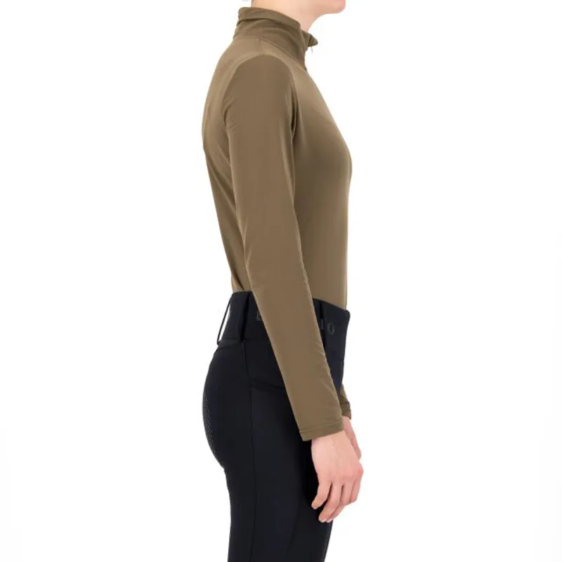 HV Polo Lumi Top - Dark Oil Green-4