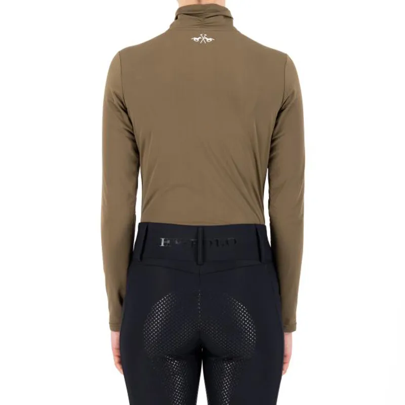 HV Polo Lumi Top - Dark Oil Green-3