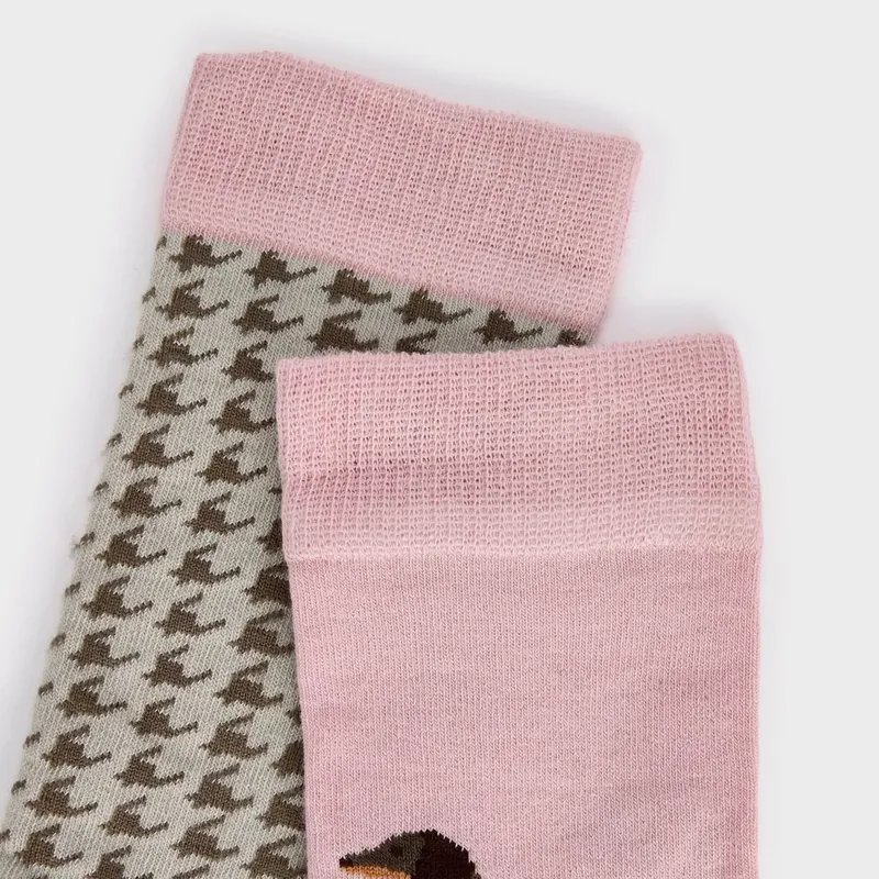 Toggi Celestine 2 Pack Socks - Terracotta-1