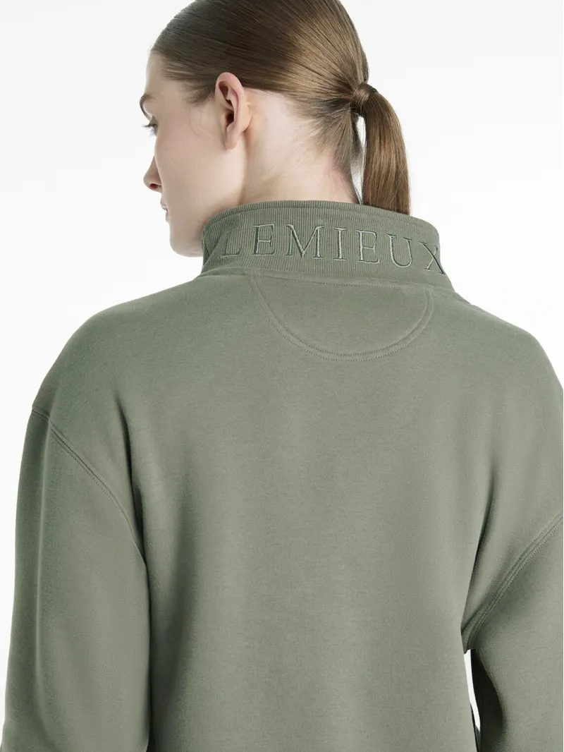 LeMieux Keira Quarter Zip Sweat - Rosemary-3
