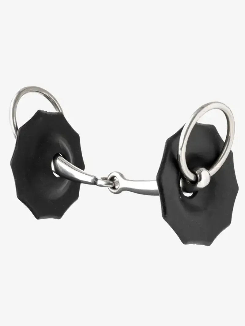 LeMieux Contoured Rubber Bit Guards - Black