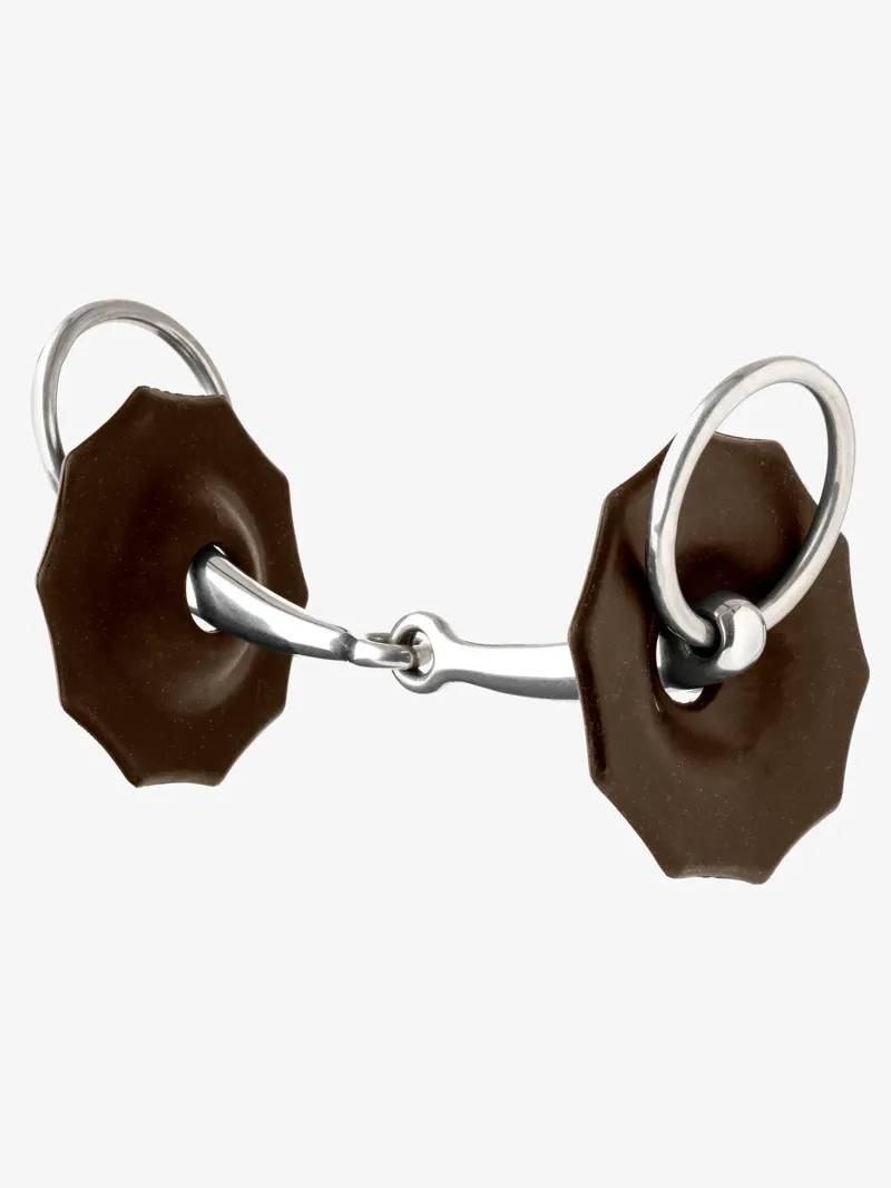 LeMieux Contoured Rubber Bit Guards - Brown