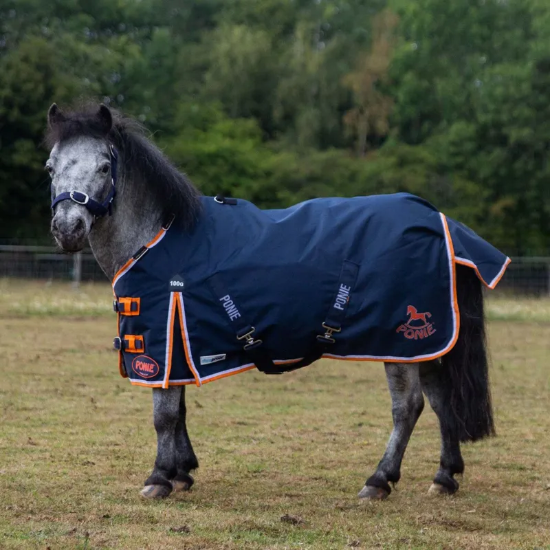 Gallop PONIE 100 Duraproof Turnout - Navy 600D 100g