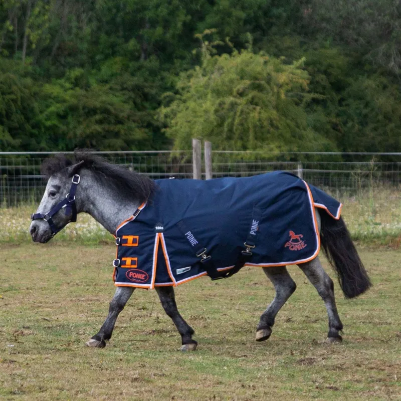 Gallop PONIE 100 Duraproof Turnout - Navy 600D 100g-3