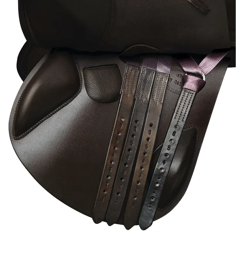 Fairfax Cupped Flap Jump Saddle - Brown 17inch-2