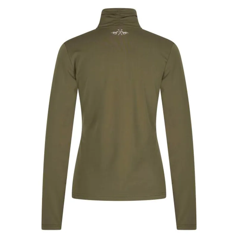 HV Polo Lumi Top - Dark Oil Green-1