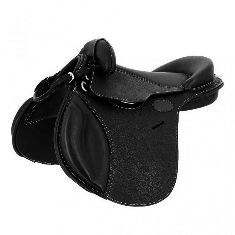 Guy Cantin Evolution Education Treeless Pony Saddle - Black 14.5 inch