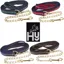 Hy Soft Webbing Lead Rein With Chain - Navy/ Red Navy/Red