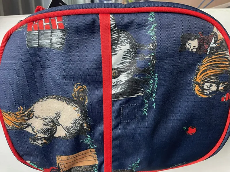 Hy Equestrian Thelwell Collection Practice Makes Perfect Hat Bag - - Navy/Red one size-1