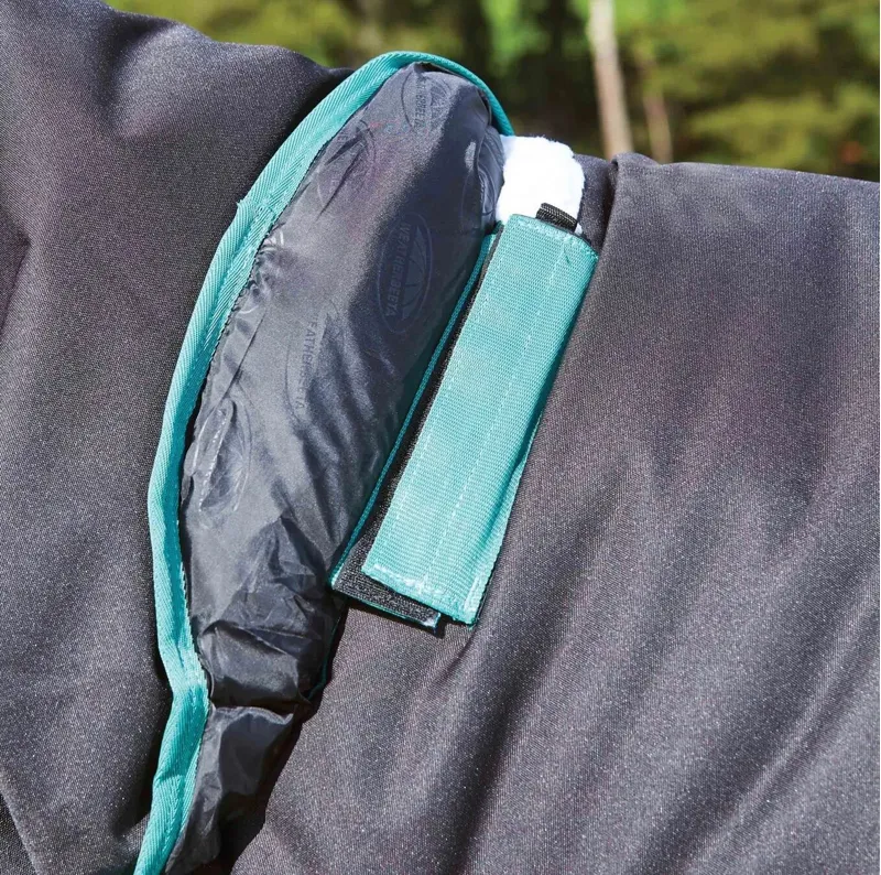 WeatherBeeta Medium Green-Tec 900d Detach-A-Neck in Black/Bottle Green-3