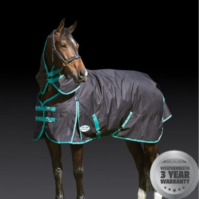 WeatherBeeta Medium Green-Tec 900d Detach-A-Neck in Black/Bottle Green-1