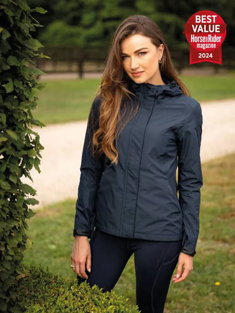 LeMieux Isla Short Waterproof Jacket - Navy-1