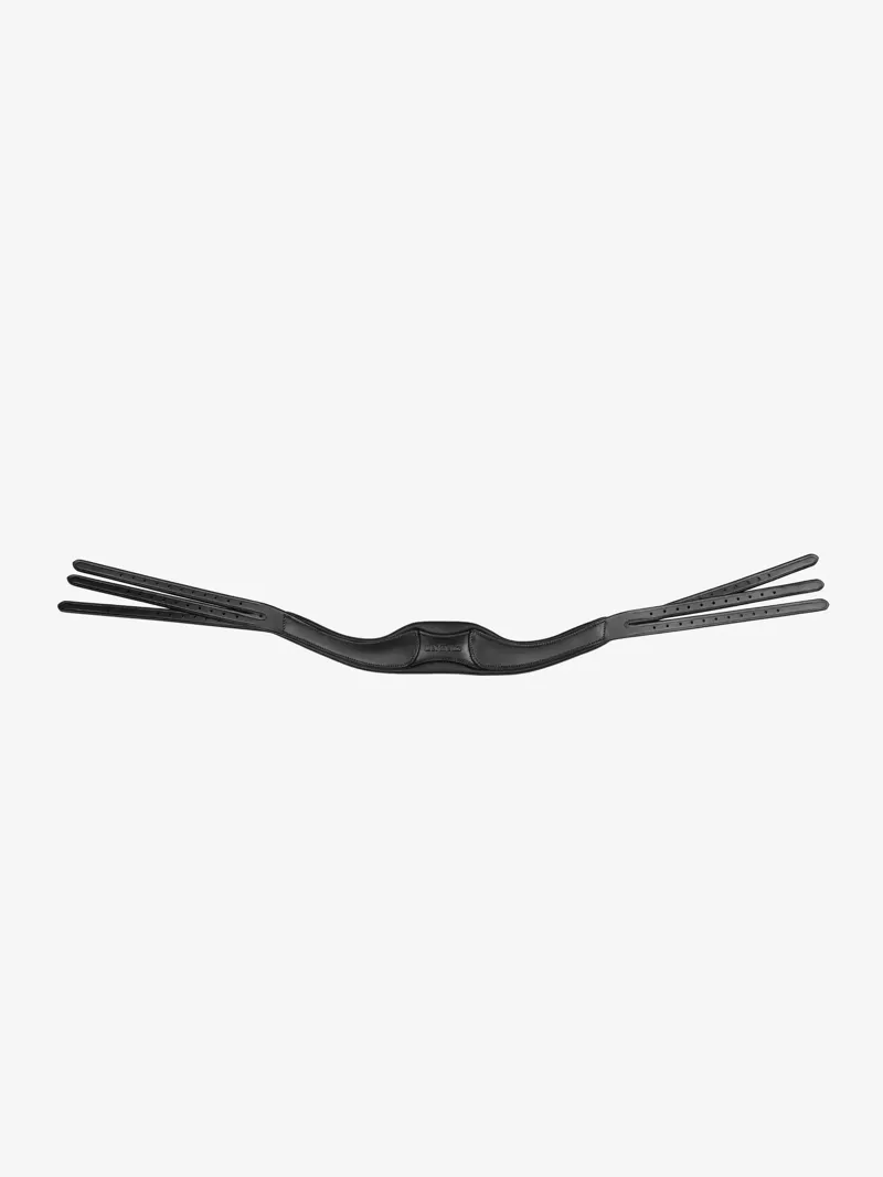 LeMieux Arika Anatomic Headpiece - Black/Silver