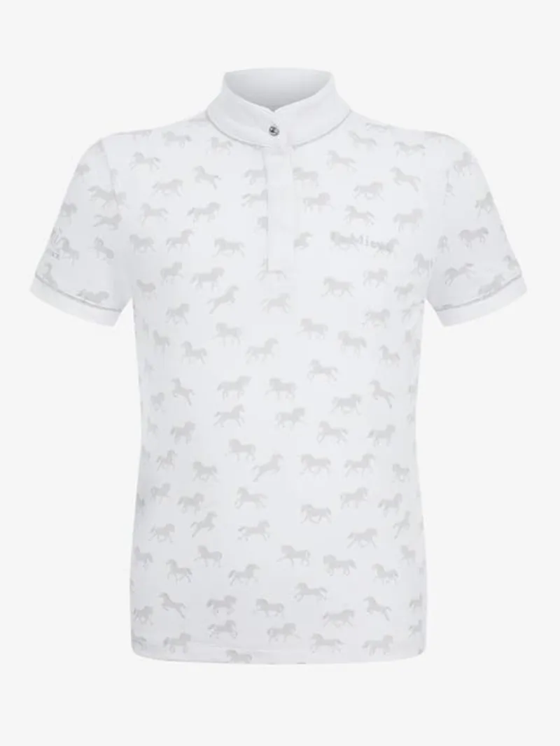 LeMieux Mini Bella Show Shirt - White/Ponies