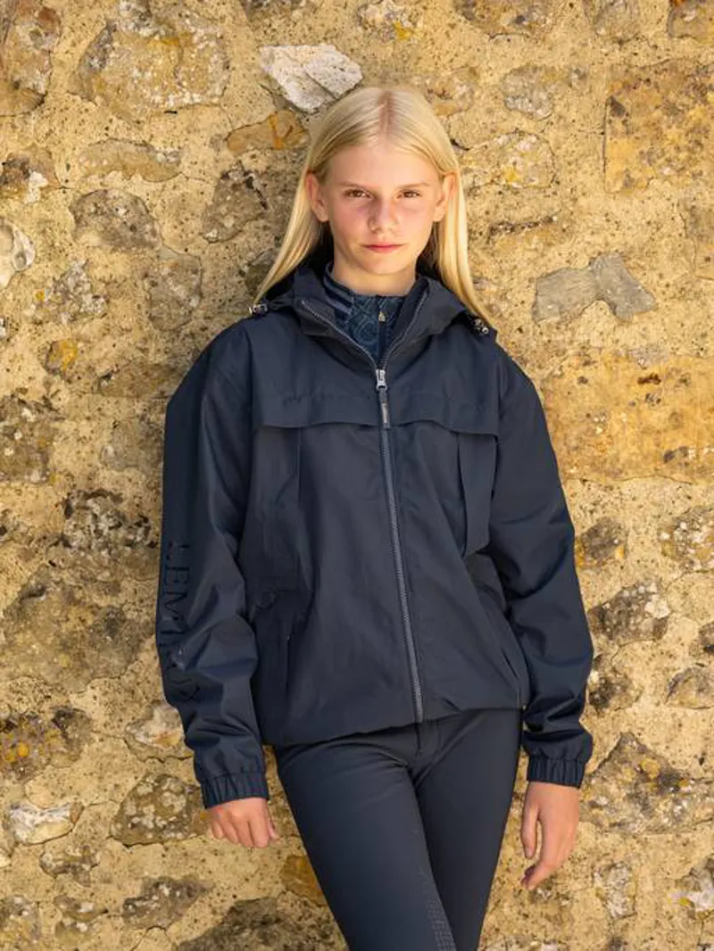 LeMieux Young Rider Dolcie Waterproof Jacket - Navy-3