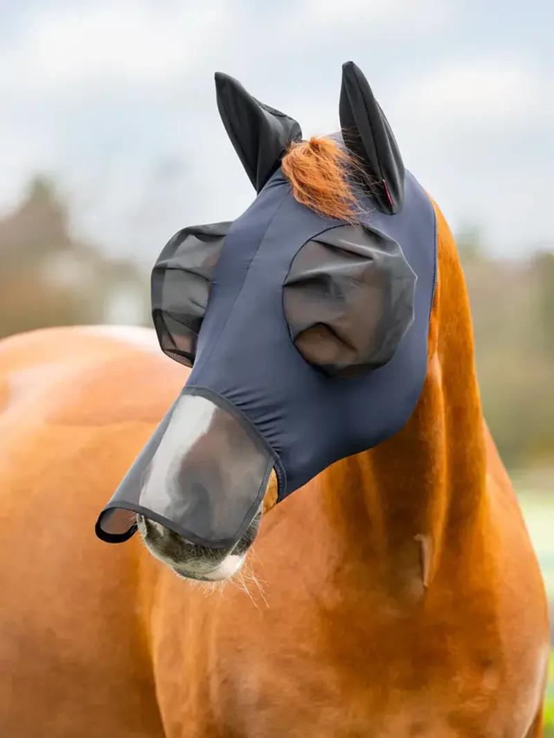 LeMieux Bug Relief Full Mask - Navy-1
