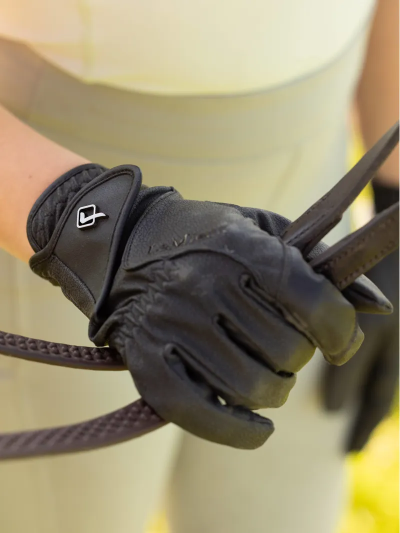 LeMieux Close Contact Glove - Black-2