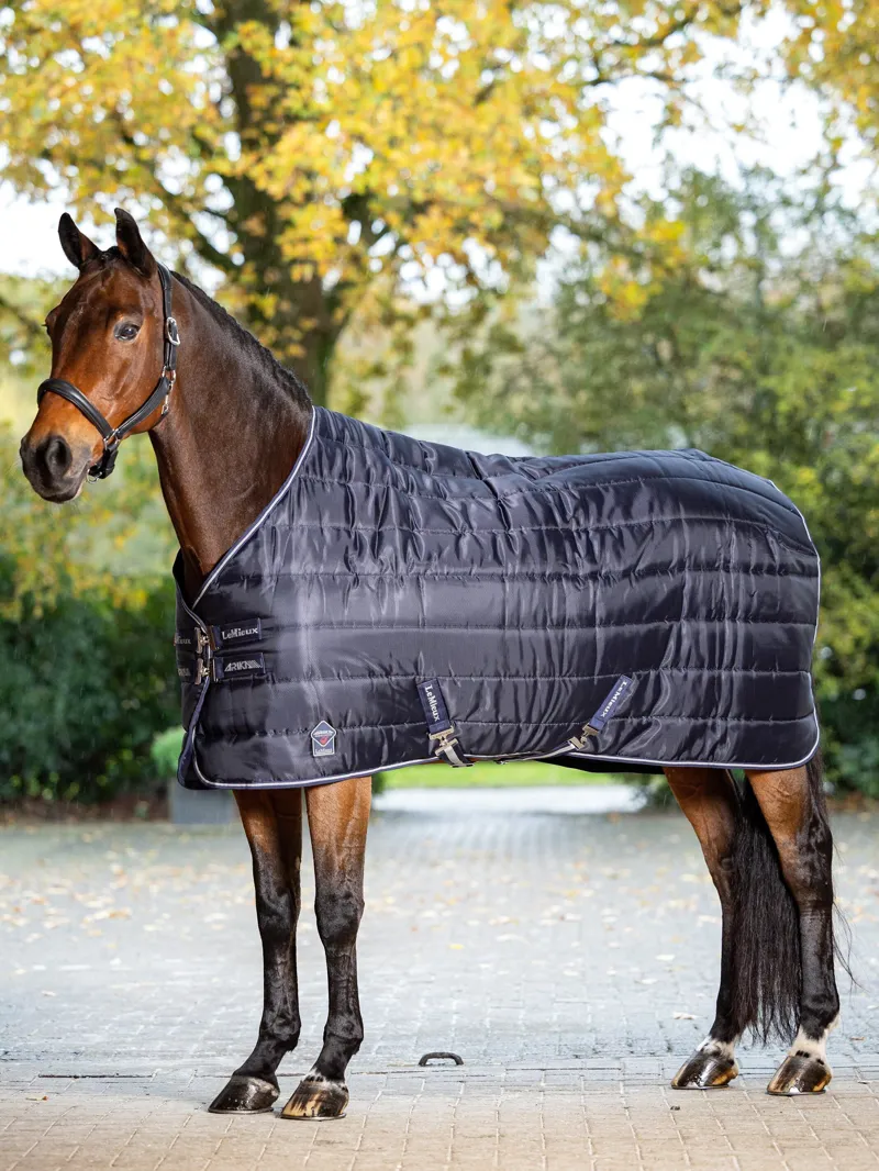 LeMieux Arika Stable-Tek Stable Rug 100g Navy New Trim