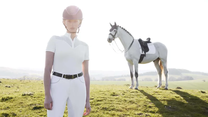 LeMieux Emily Short Sleeve Show Shirt - White