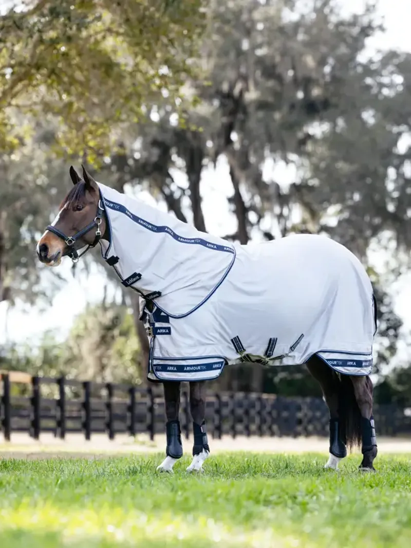 LeMieux Arika Armour-Tek Fly Rug - Grey-1