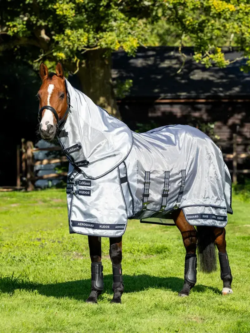 LeMieux Kudos AeroGuard Fly Rug Silver-1