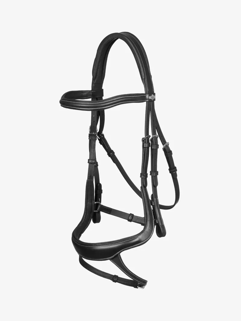 LeMieux Arika Split Noseband Bridle - Black-1