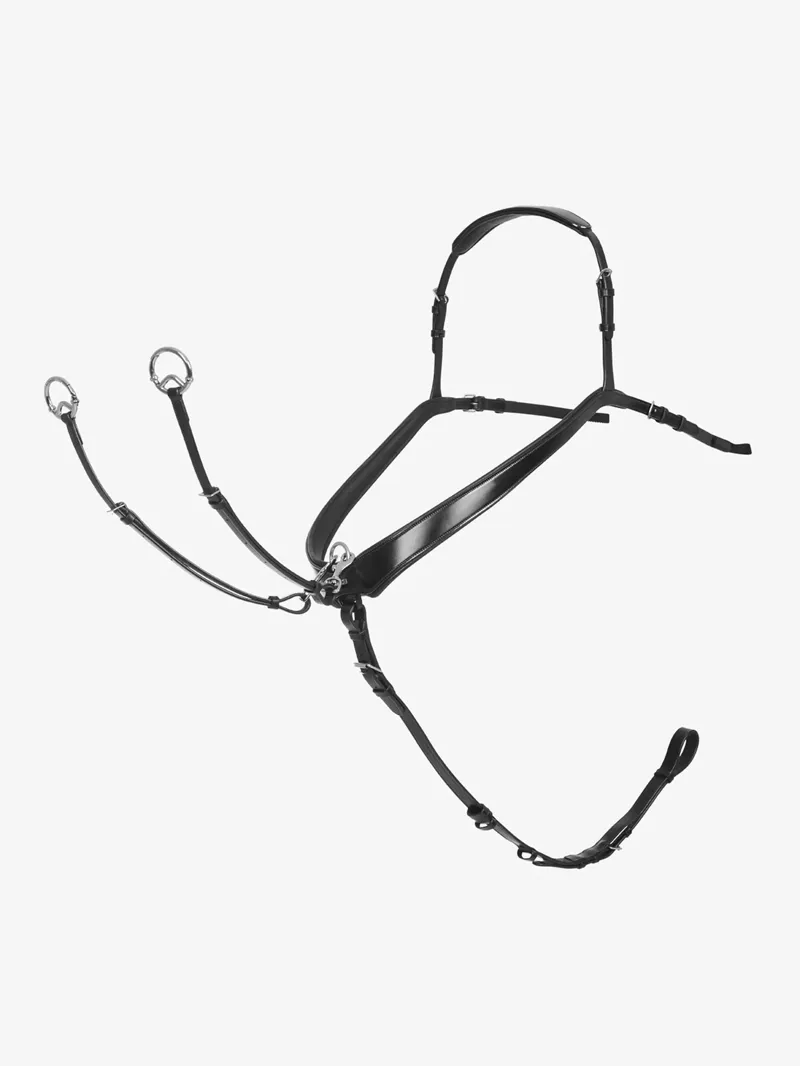 LeMieux Kudos Bridge Breastplate Black - Full-1