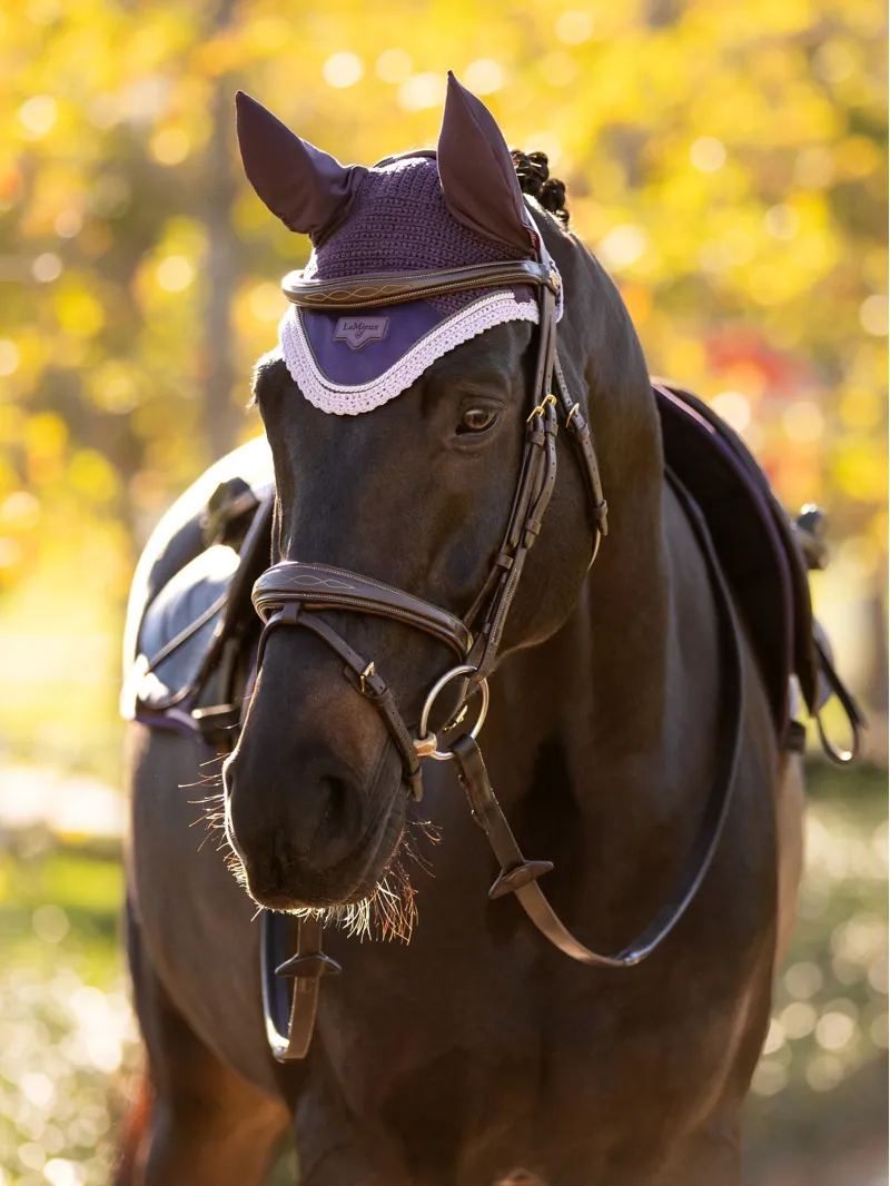 LeMieux Loire Fly Hood - Juniper - Large-1