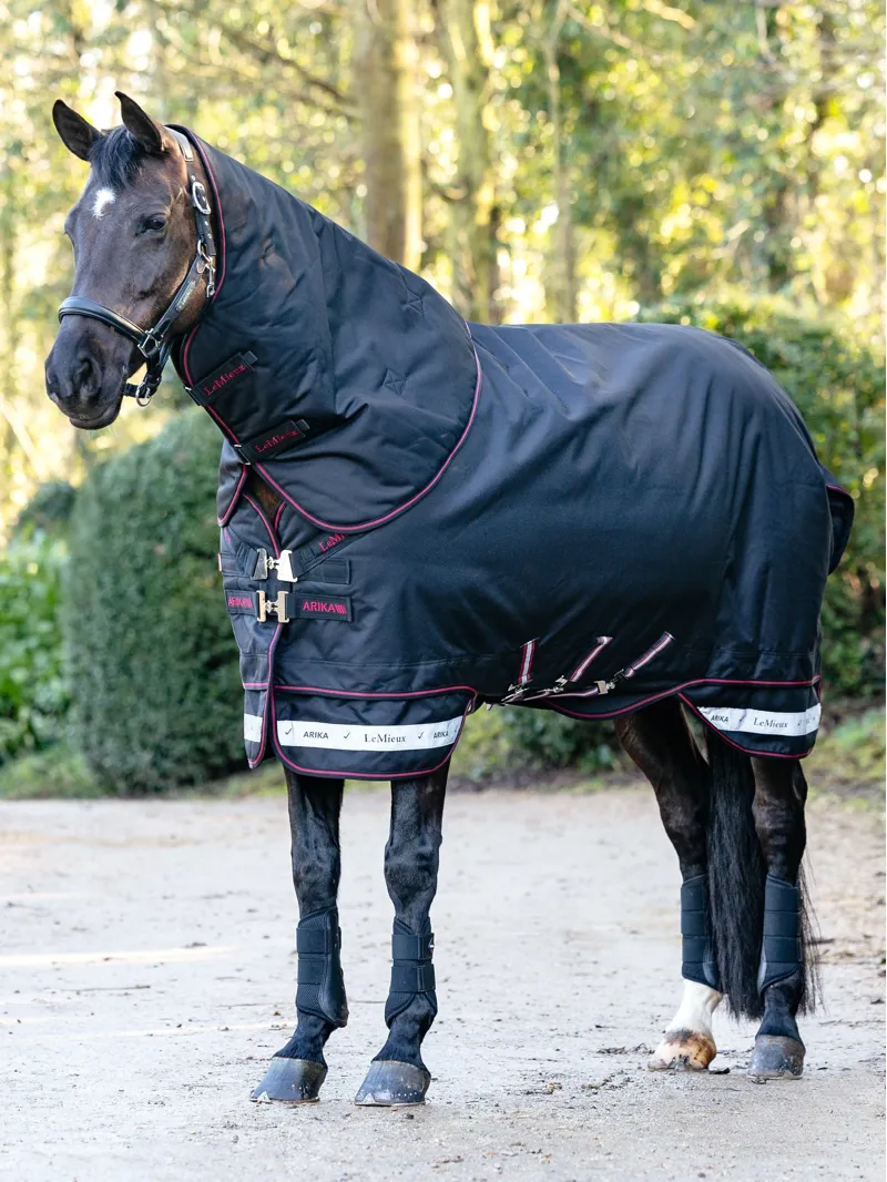 LeMieux Arika Storm-Tek Turnout Rug 100g - Black-3