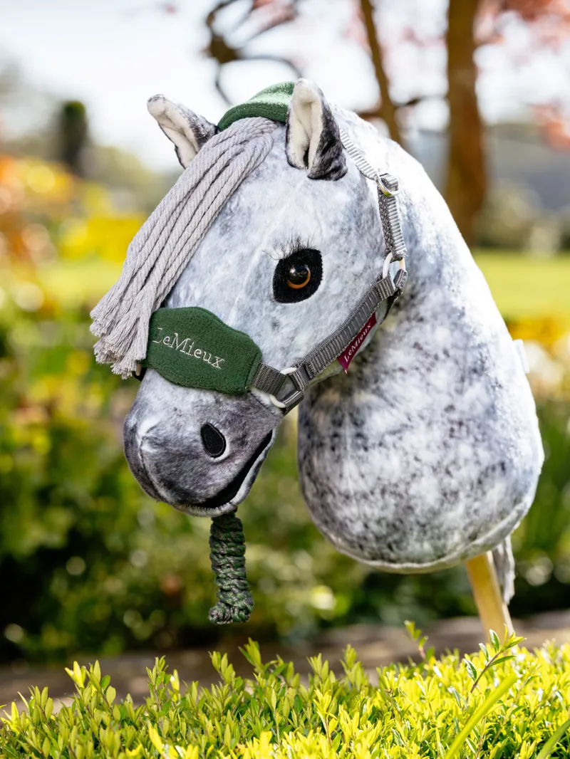 LeMieux Hobby Horse Vogue Headcollar and Leadrope - Hunter Green-1