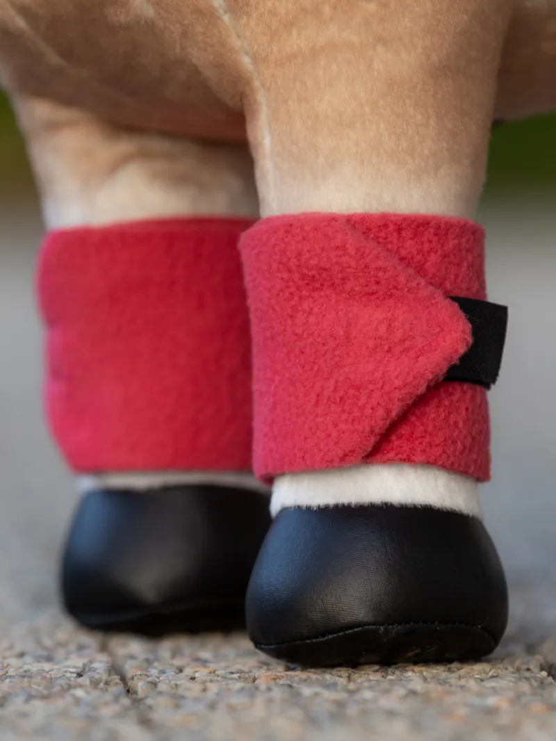 LeMieux Toy Pony Bandages - Cranberry-1