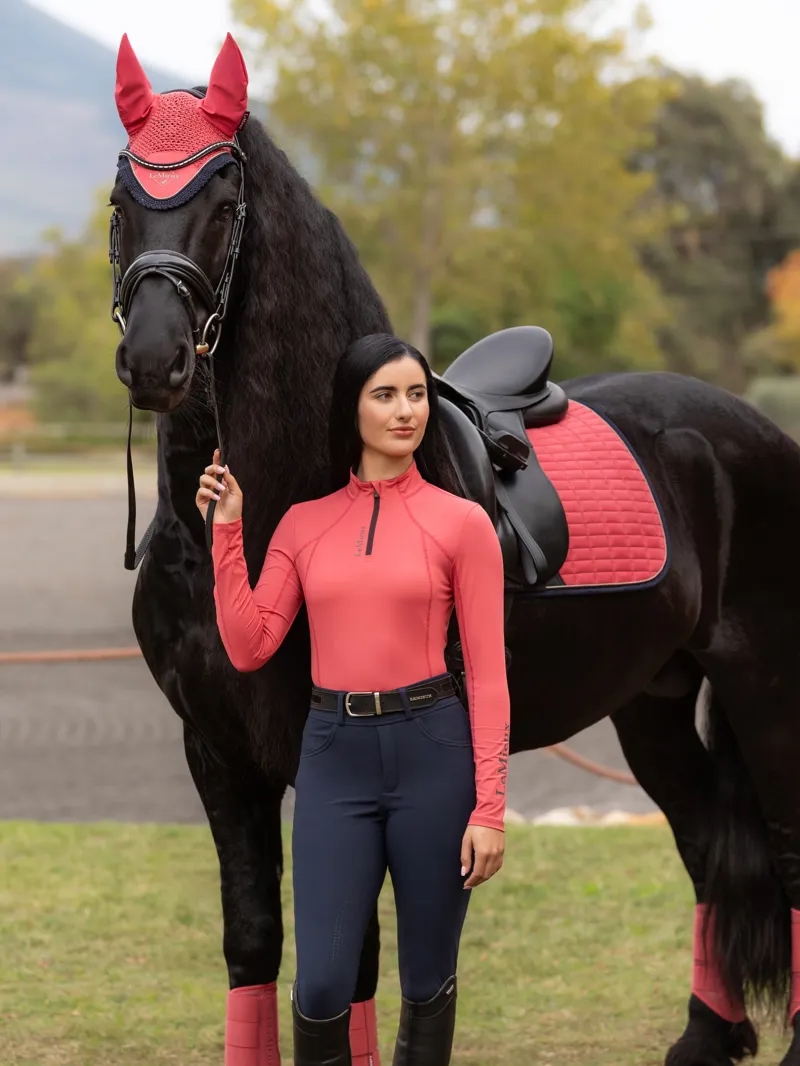 LeMieux Classique Base Layer - Cranberry-2