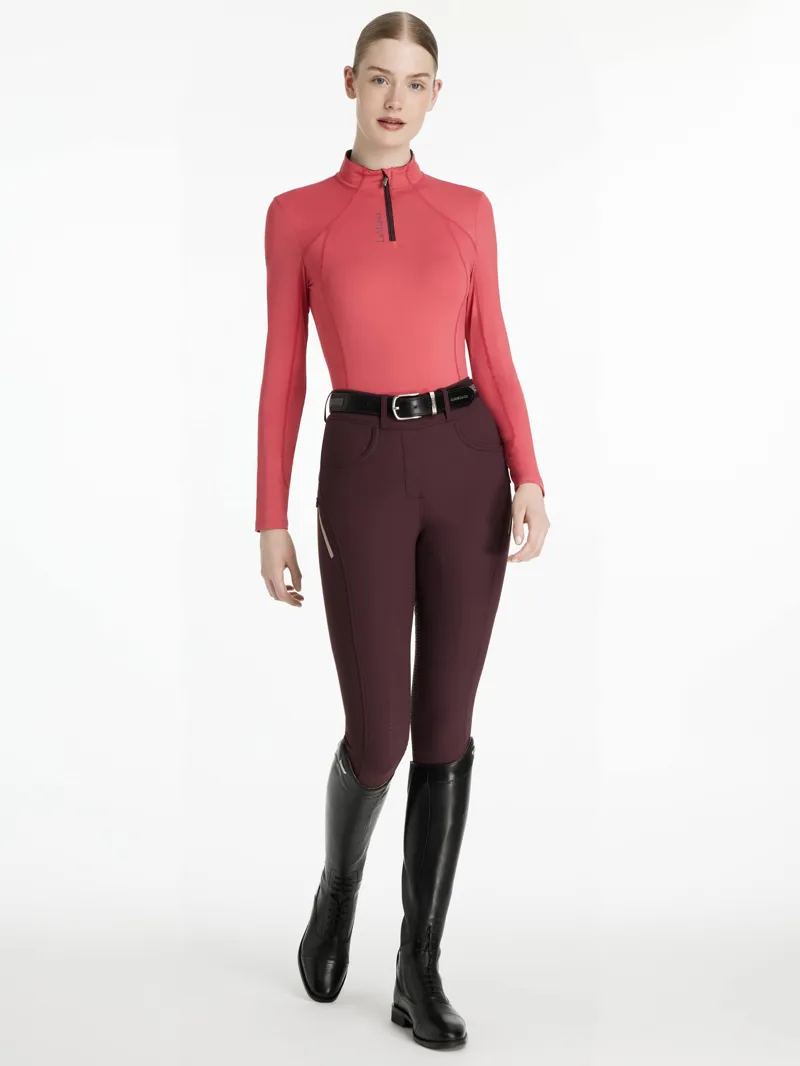 LeMieux Classique Base Layer - Cranberry-4