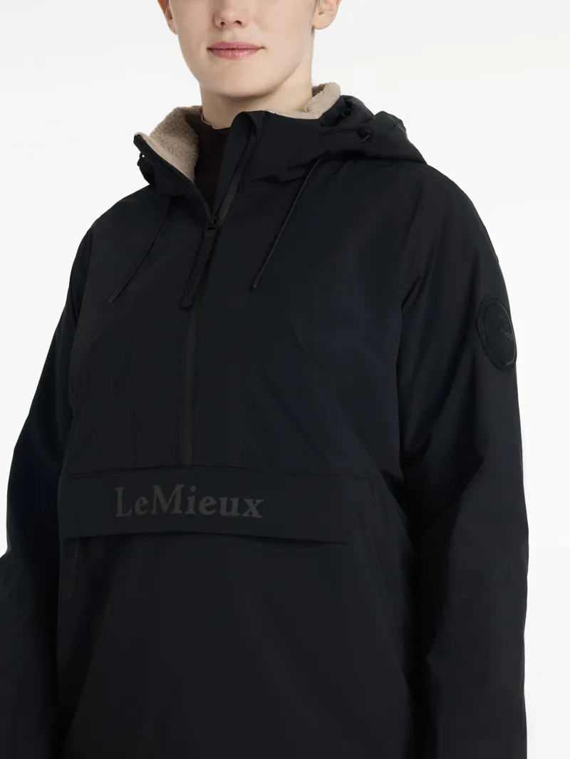 LeMieux Phoebe Half Zip Waterproof Anorak - Black-2