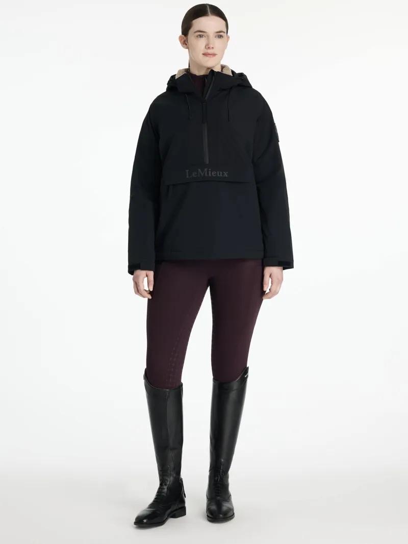 LeMieux Phoebe Half Zip Waterproof Anorak - Black-4