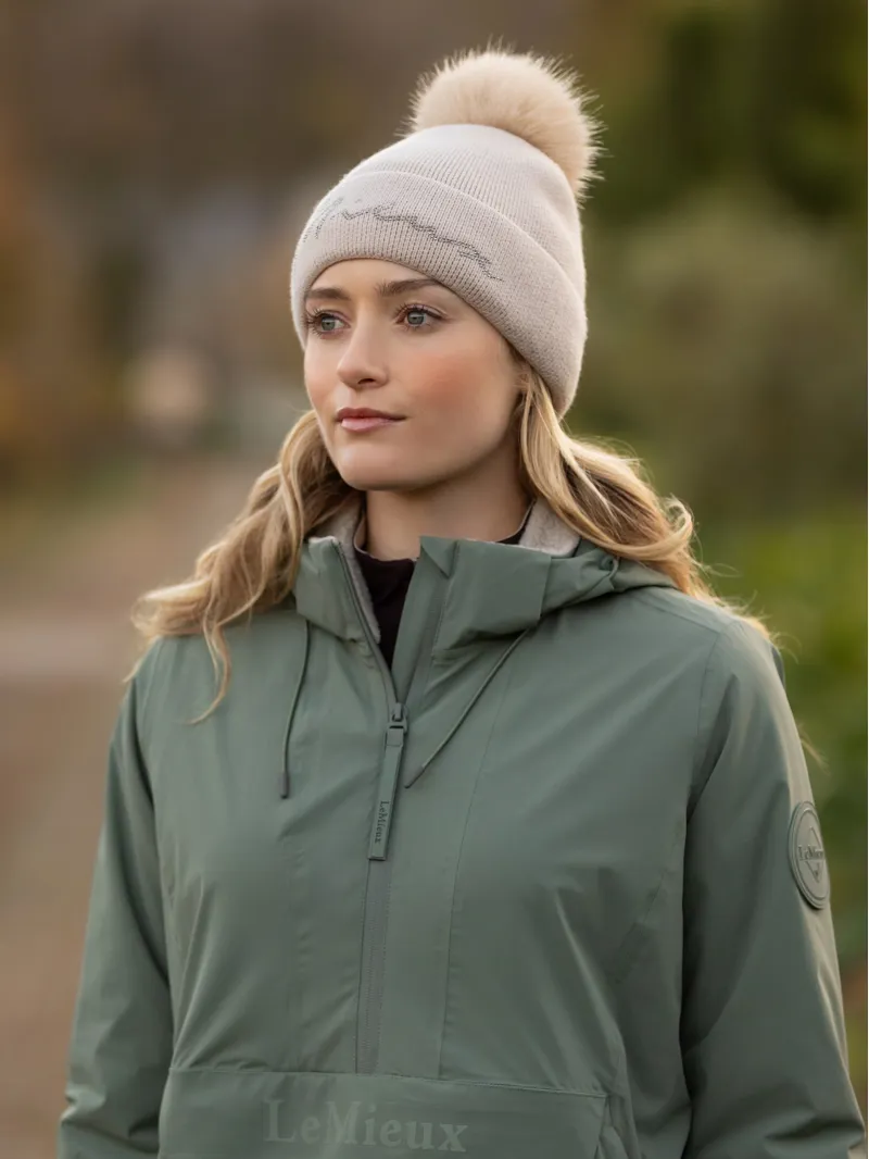 LeMieux Sparkle Beanie - Stone-2