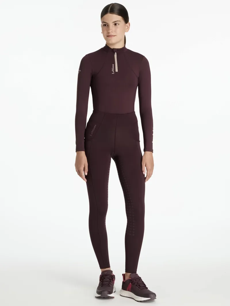 LeMieux Young Rider Orla Pull Ons - Damson-5
