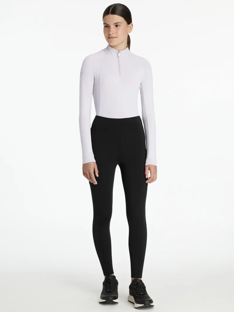 LeMieux Young Rider Nell Brushed Pull Ons - Black-3