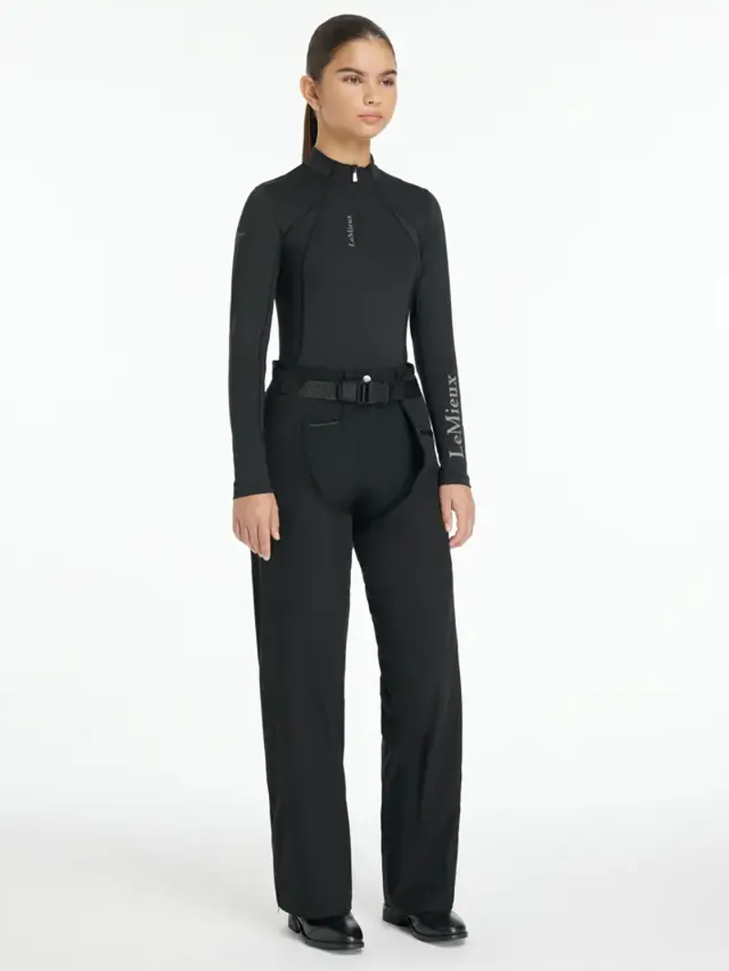 LeMieux Young Rider Stormwear Waterproof Chaps - Black-3