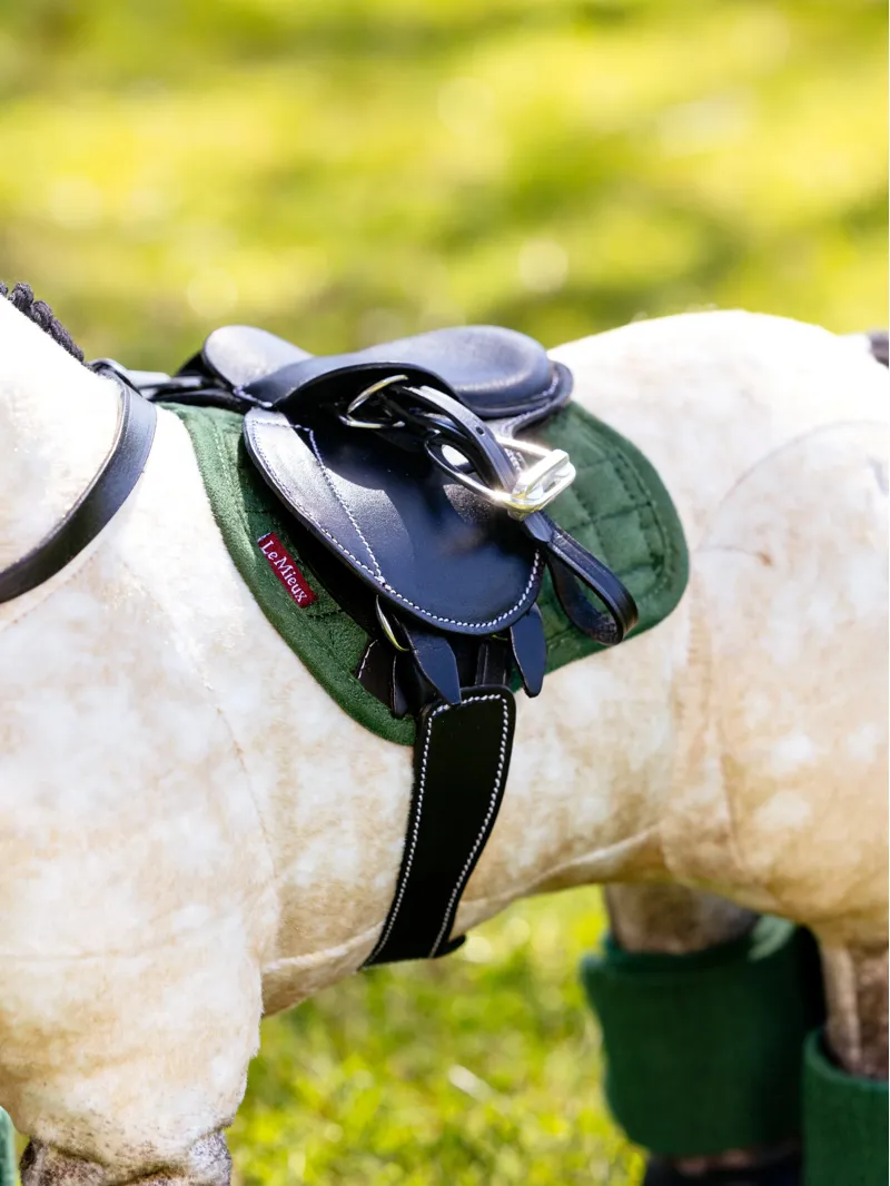 LeMieux Toy Pony Pad - Hunter Green-1