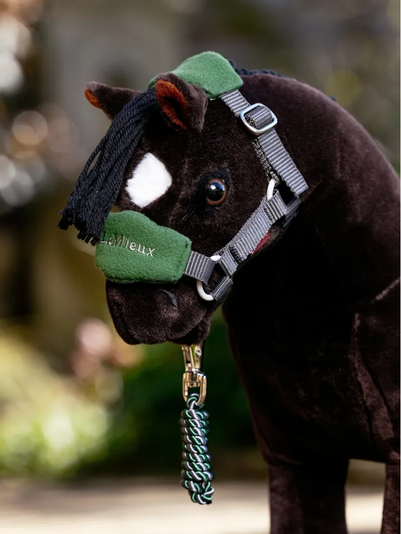 LeMieux Toy Pony Vogue Headcollar and Leadrope Hunter Green