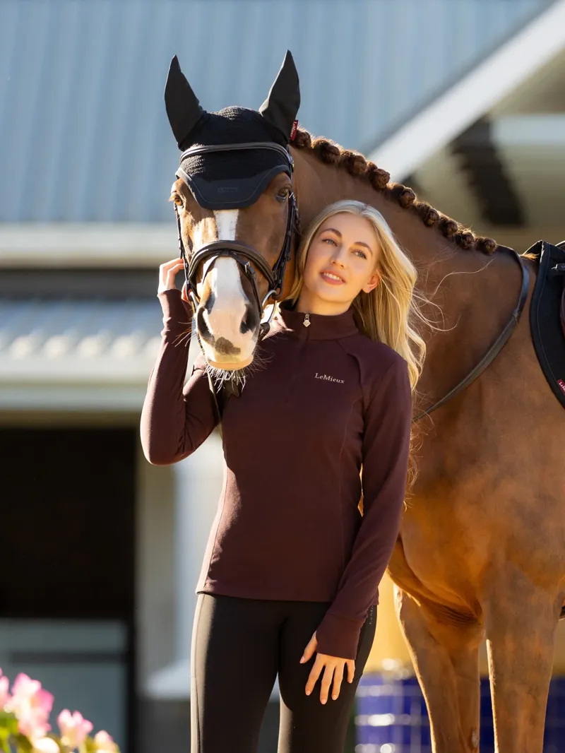 LeMieux Essence Acoustic Fly Hood - Black-1