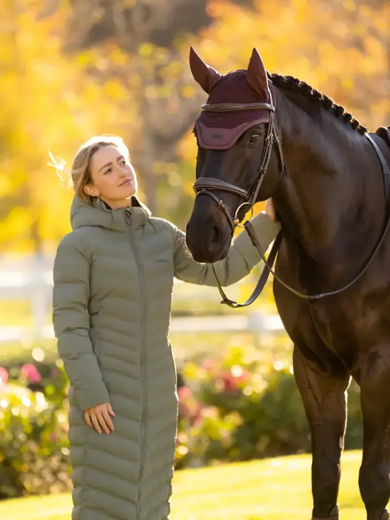 LeMieux Essence Acoustic Fly Hood - Damson