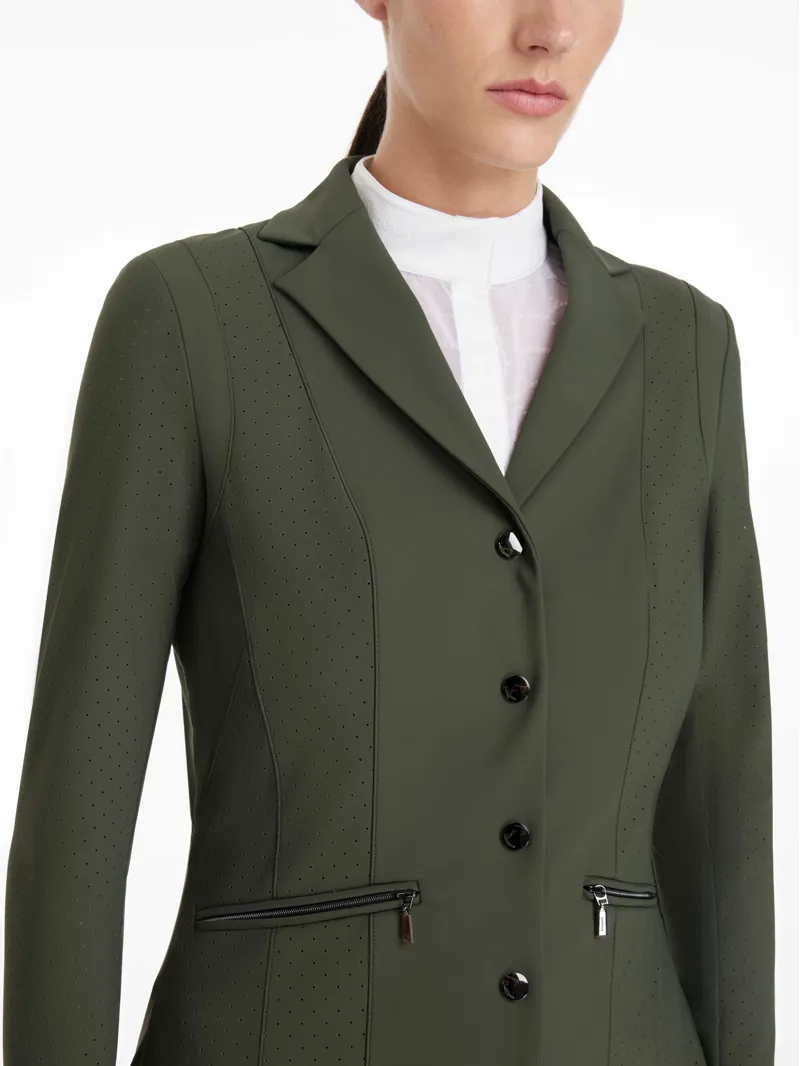 LeMieux Jessica Mesh Show Jacket - Pine Green-2
