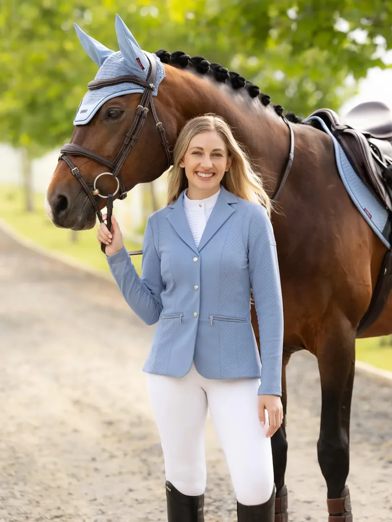 LeMieux Jessica Mesh Show Jacket - Powder Blue 10-1